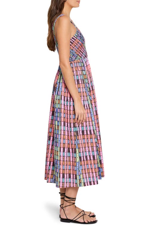 Nic + Zoe Nic+zoe Sarah Rainbow Macaroon Sleeveless Maxi Dress In Pink Multi