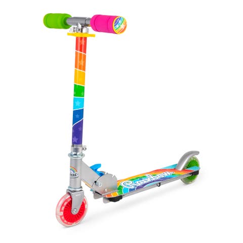 Flashing Adjustable Scooter Rainbow Lightup Wheels