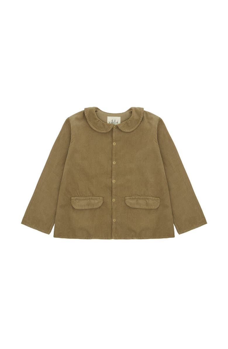 Vild House of Little Organic Corduroy Jacket, Main, color, Beige-Natural Orange Plant Dye