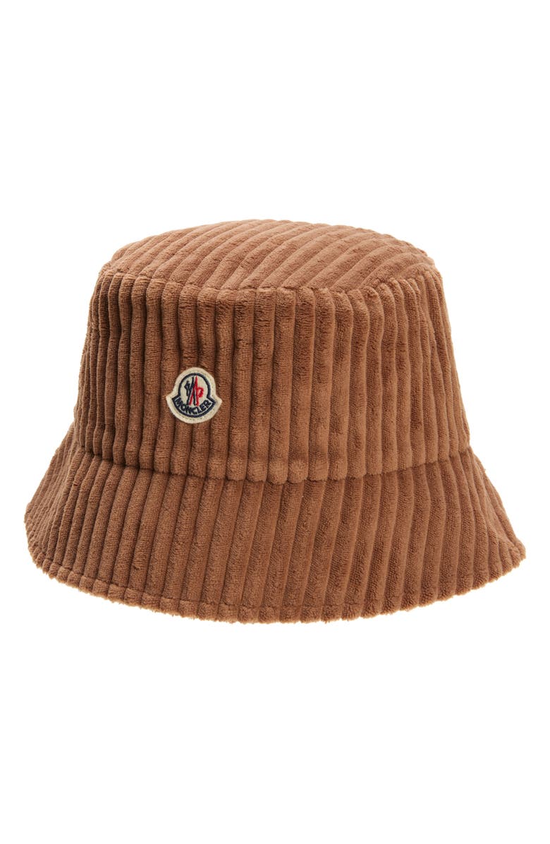 Moncler Corduroy Bucket Hat, Main, color,