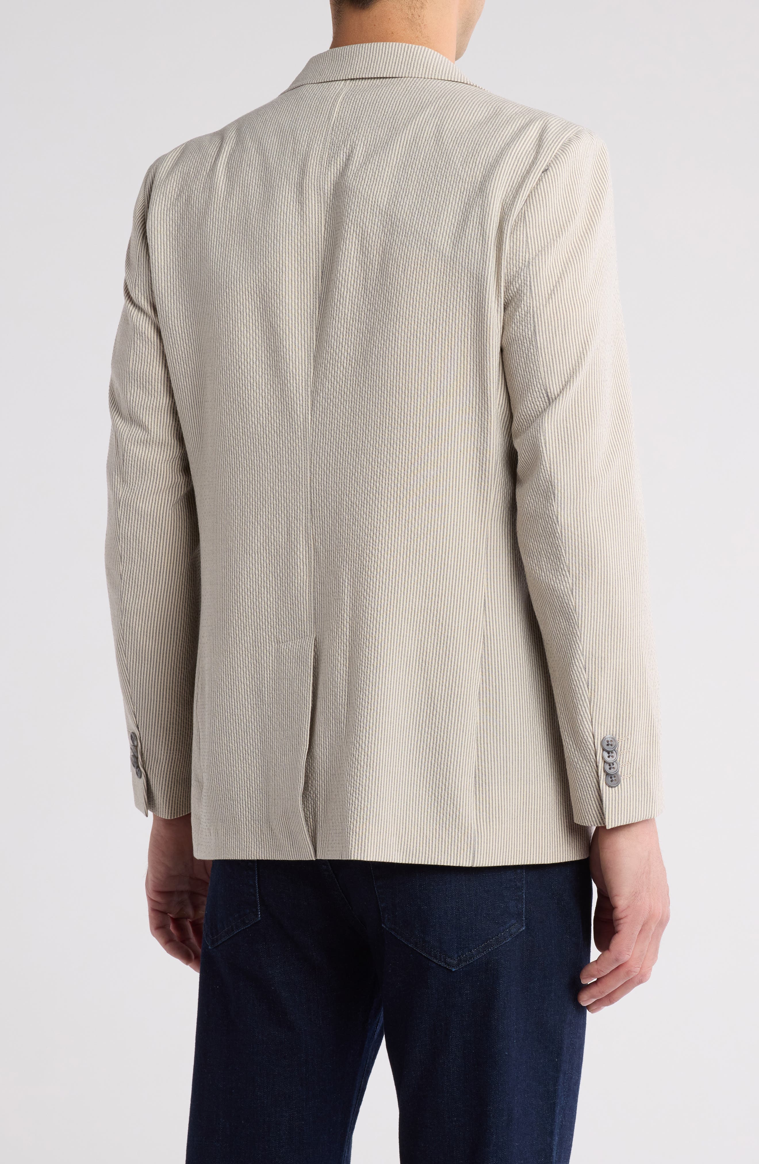 Stripe Stretch Blazer - image 2