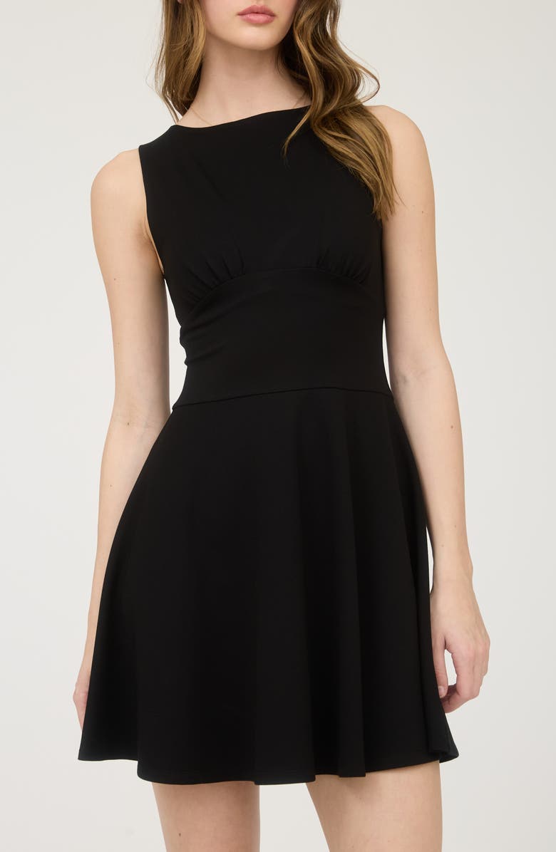 Blu Pepper Fit & Flare Minidress, Alternate, color,