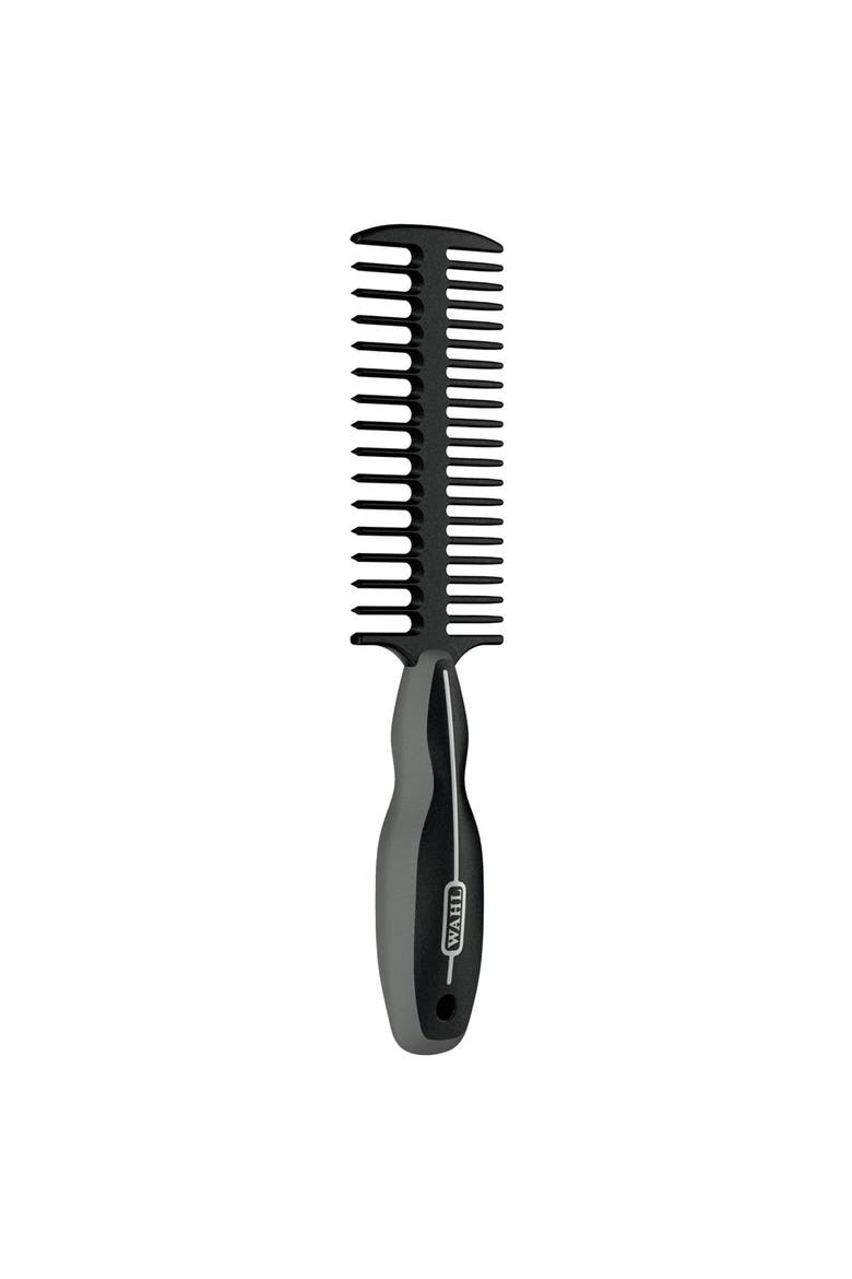 Equine Mane and Tail Grooming Comb with Handle for Braiding and Grooming Horses, Main, color, Black