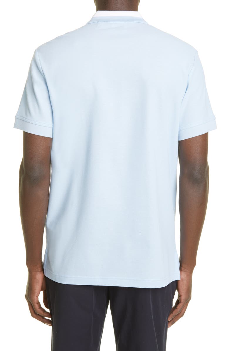 Burberry Men
s Edney Logo Collar Short Sleeve Cotton Piqué Polo, Alternate, color,