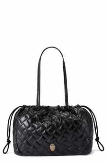 Kurt Geiger London Kensington String Quilted Leather Tote