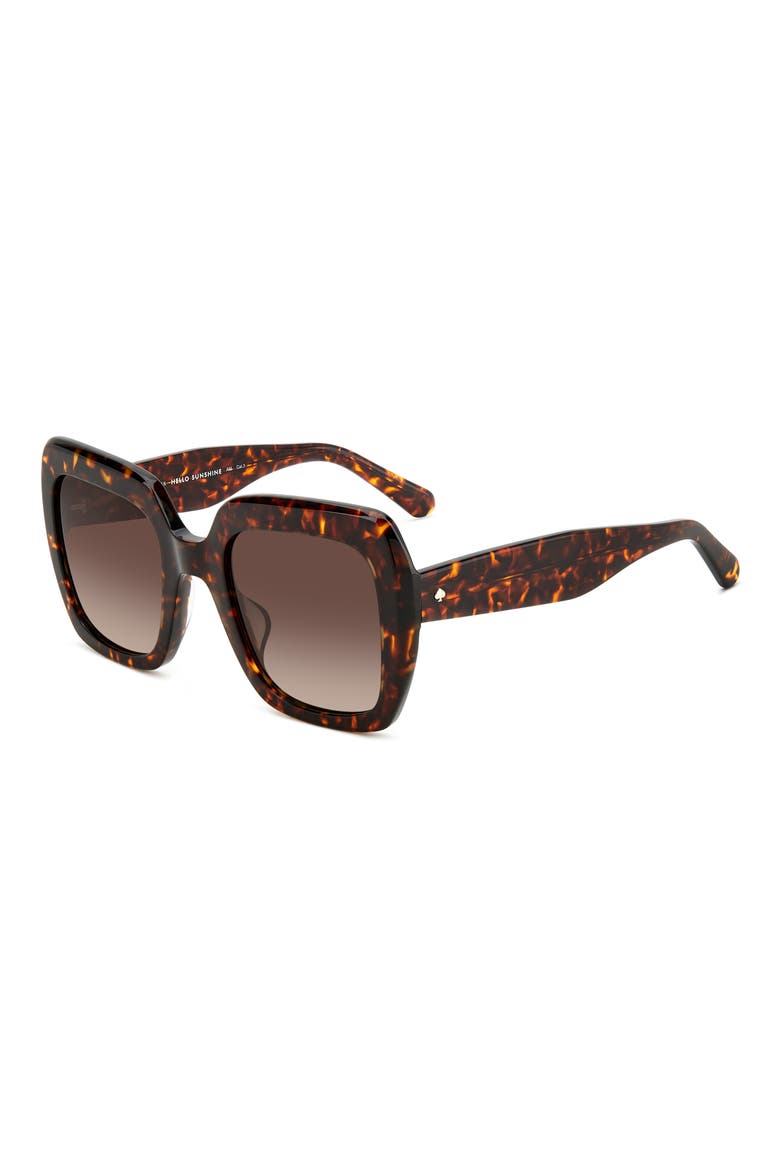 naomis 52mm gradient square sunglasses, Alternate, color, 0086-HA