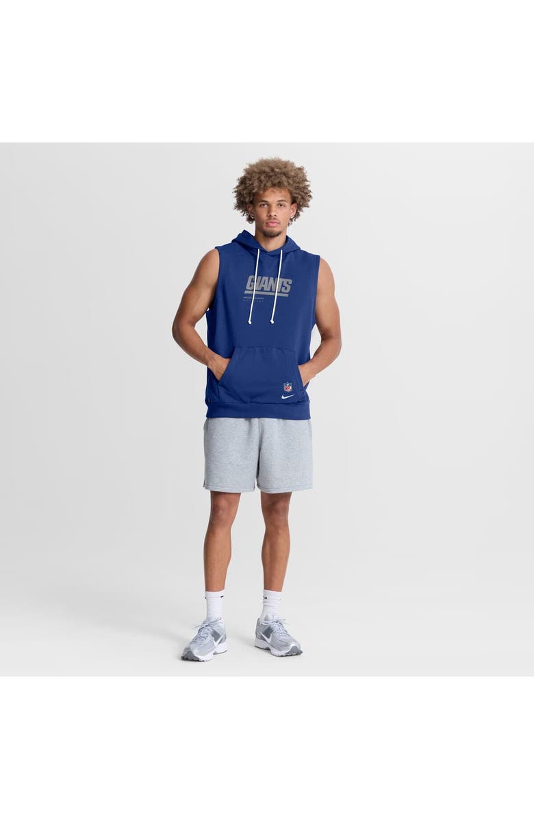 Nike Men's Nike Royal New York Giants Sideline Standard Issue Dri-FIT Sleeveless Hoodie, Alternate, color, Royal