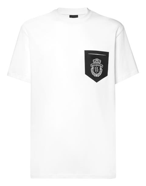 T-Shirt Round Neck Pocket Crest Men