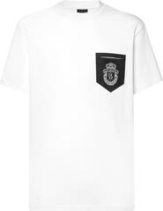 BILLIONAIRE T-Shirt Round Neck Pocket Crest Men
