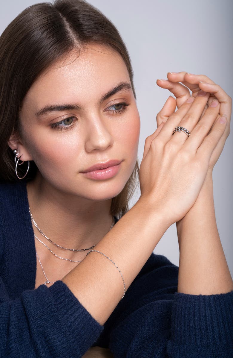 Bony Levy 14K Gold Coil Eternity Ring, Alternate, color, 14K White Gold