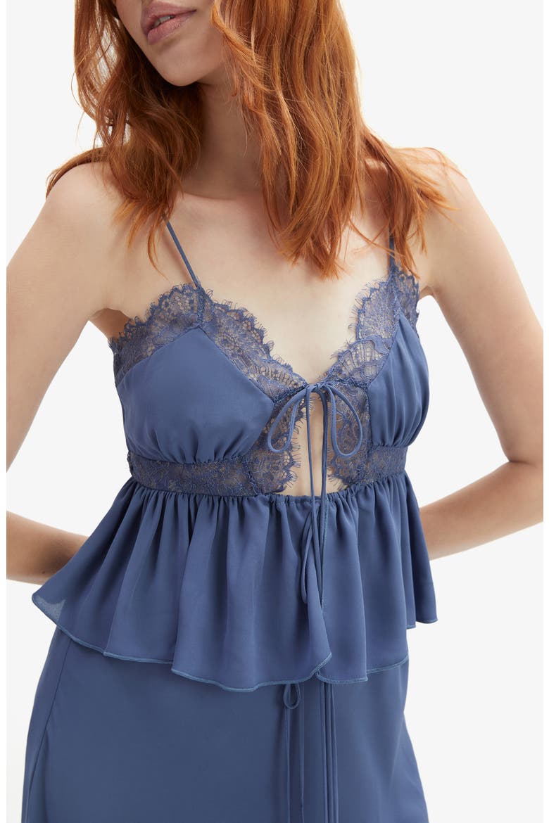 Amar Lace Detail Camisole, Alternate, color, DUSTY BLUE