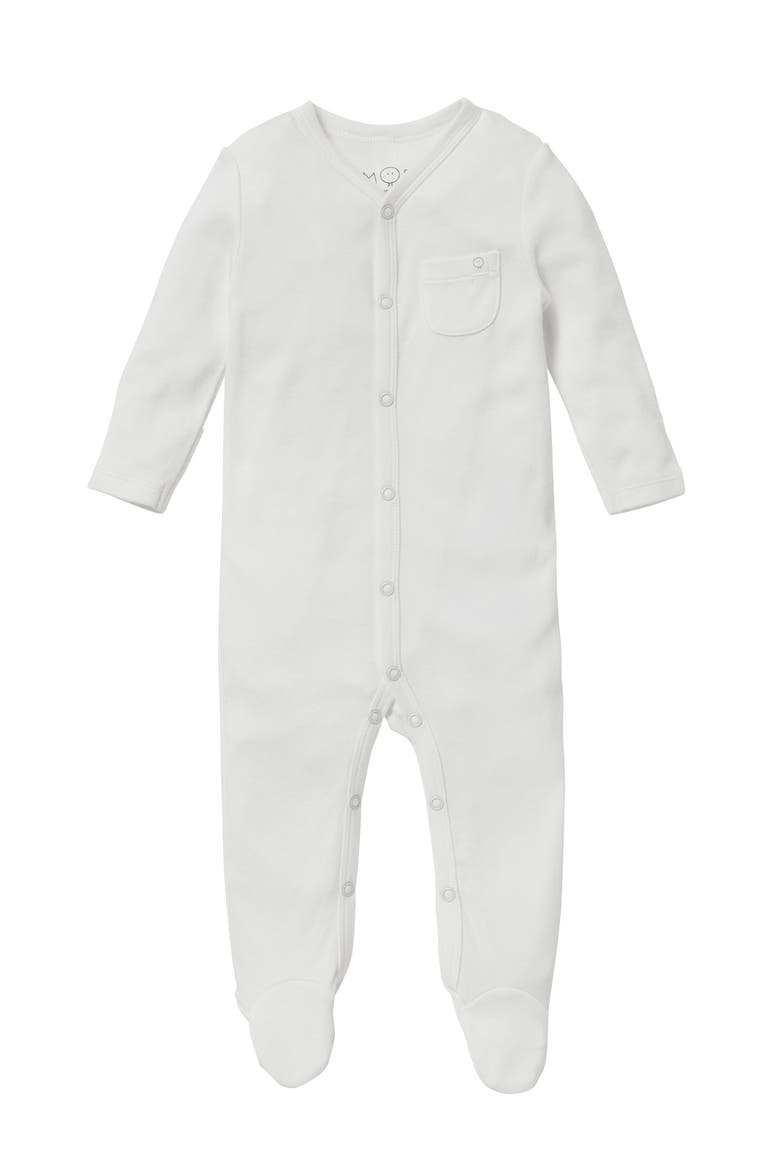 Front Opening Sleepsuit, Main, color, White