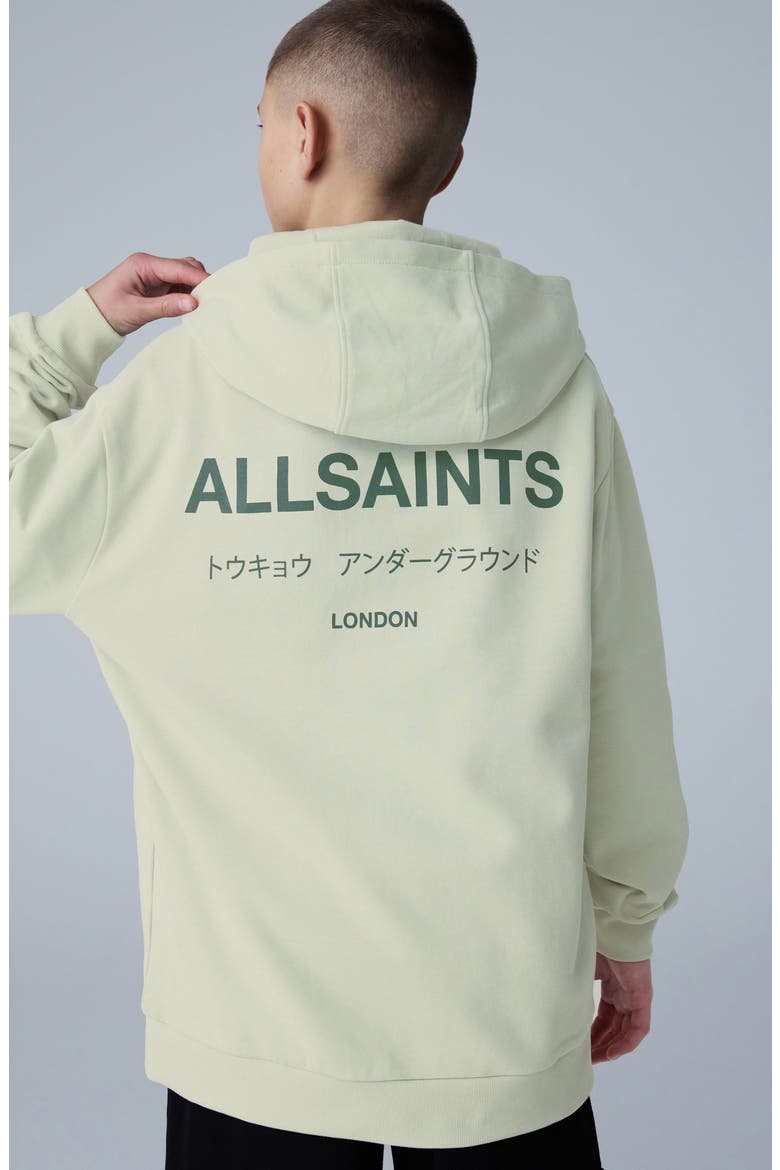 Kids' Underground Oversize Hoodie, Alternate, color, GREEN