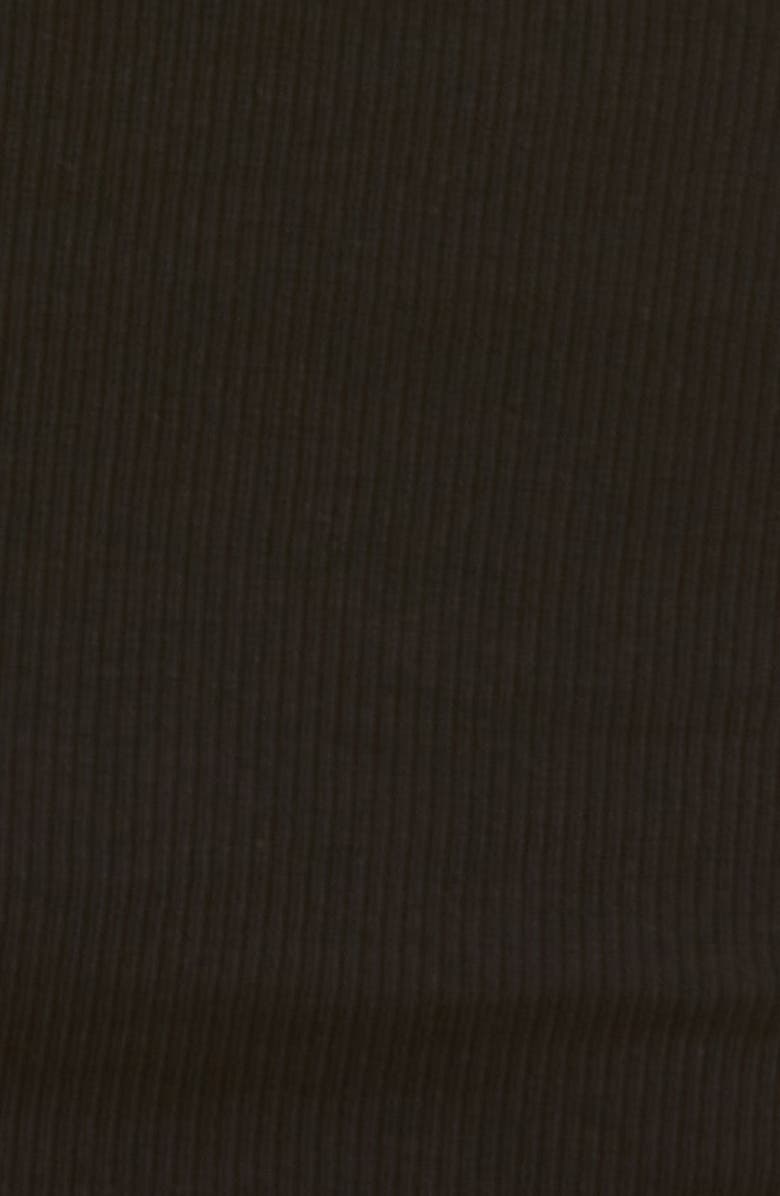 Off-White Off Stamp Crop Rib Rowing Tank, Alternate, color, Black White