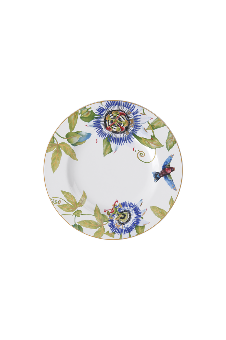 Amazonia Dinner Plate Round, Main, color, White