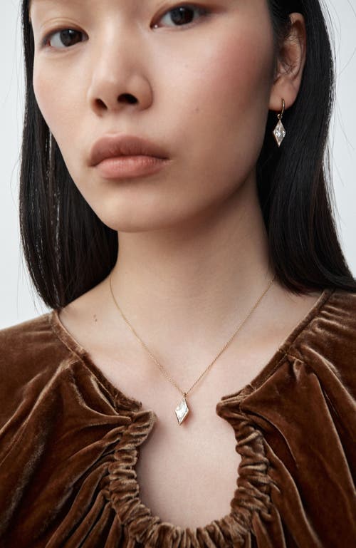 Otiumberg 14kt Gold Vermeil Kite Quartz Drop Earrings