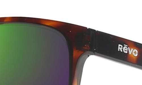 Revo Cooper 65mm Polarized Wrap Sunglasses In Green