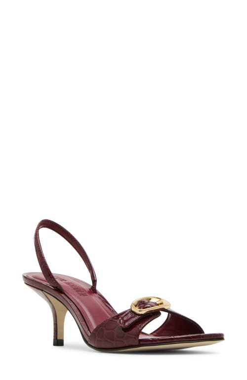 Steve Madden Henrietta Slingback Sandal In Burgundy