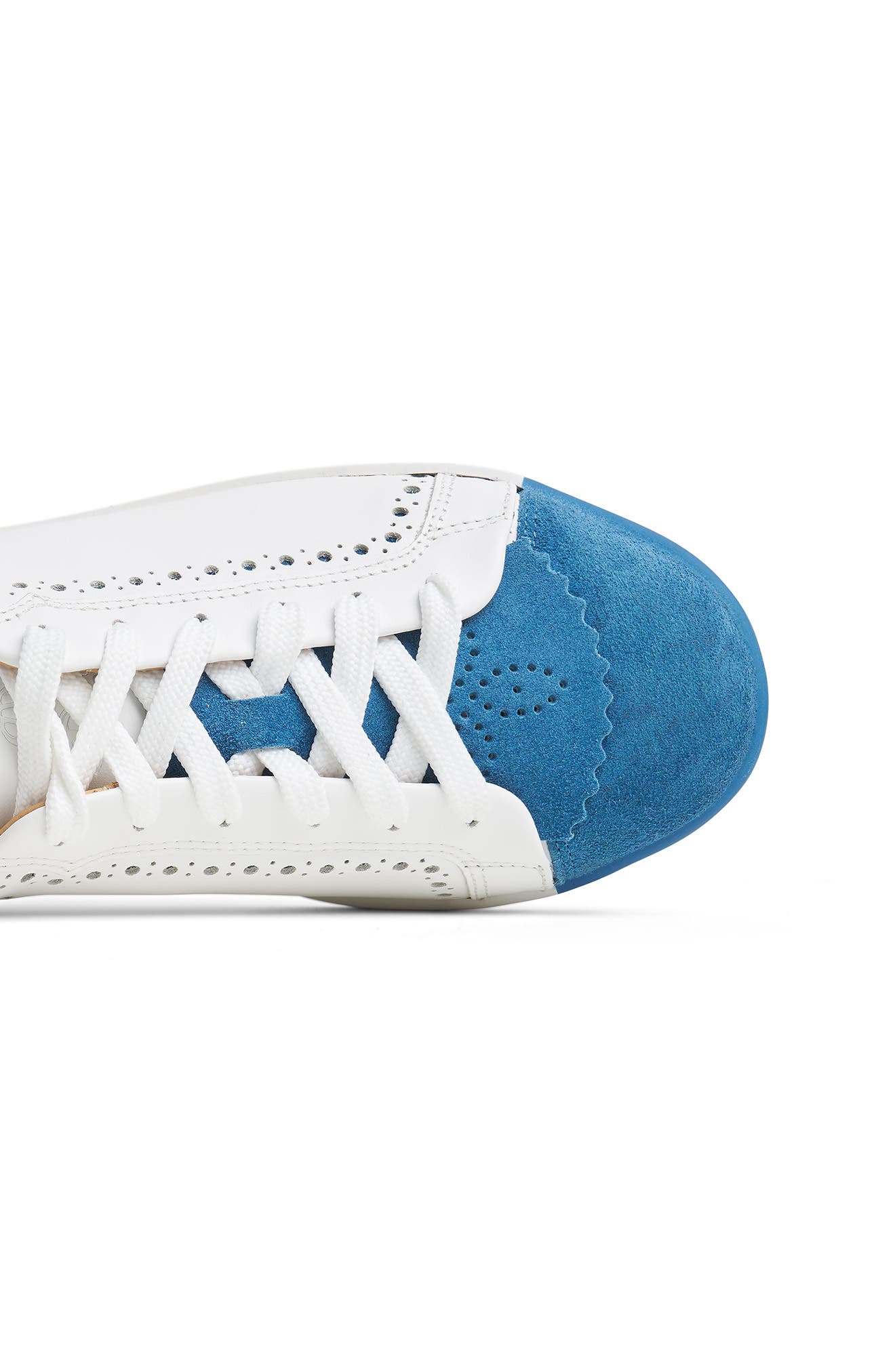 The Office of Angela Scott The Elliot Sneaker, Alternate, color, Blue / Green