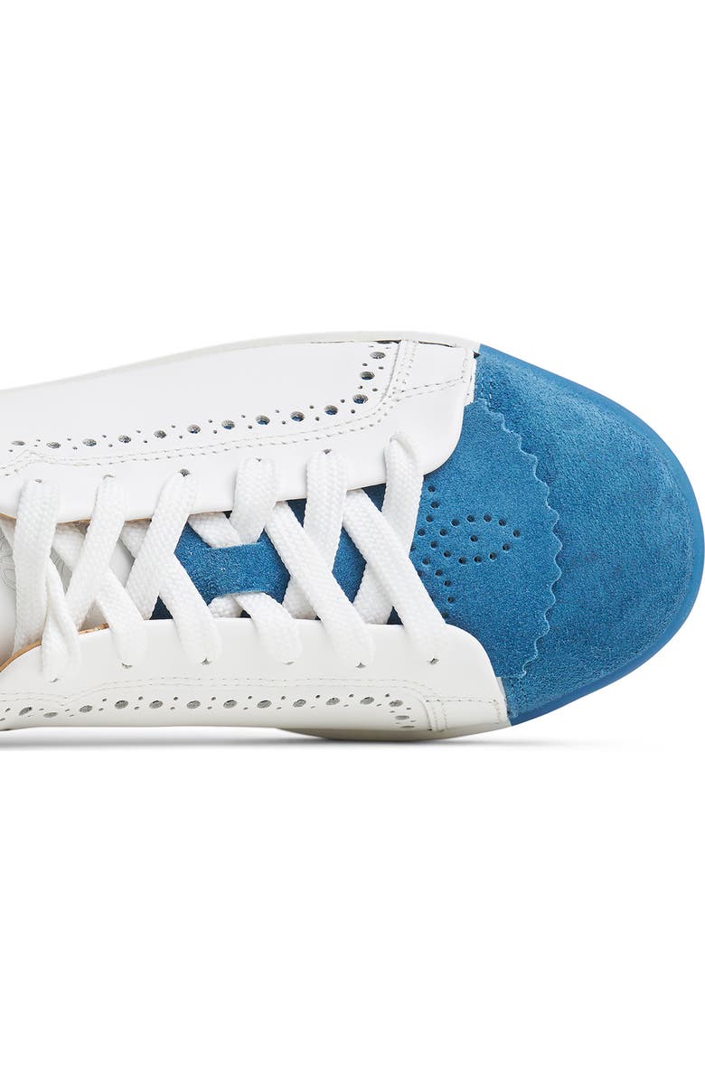 The Office of Angela Scott The Elliot Sneaker, Alternate, color, Blue / Green