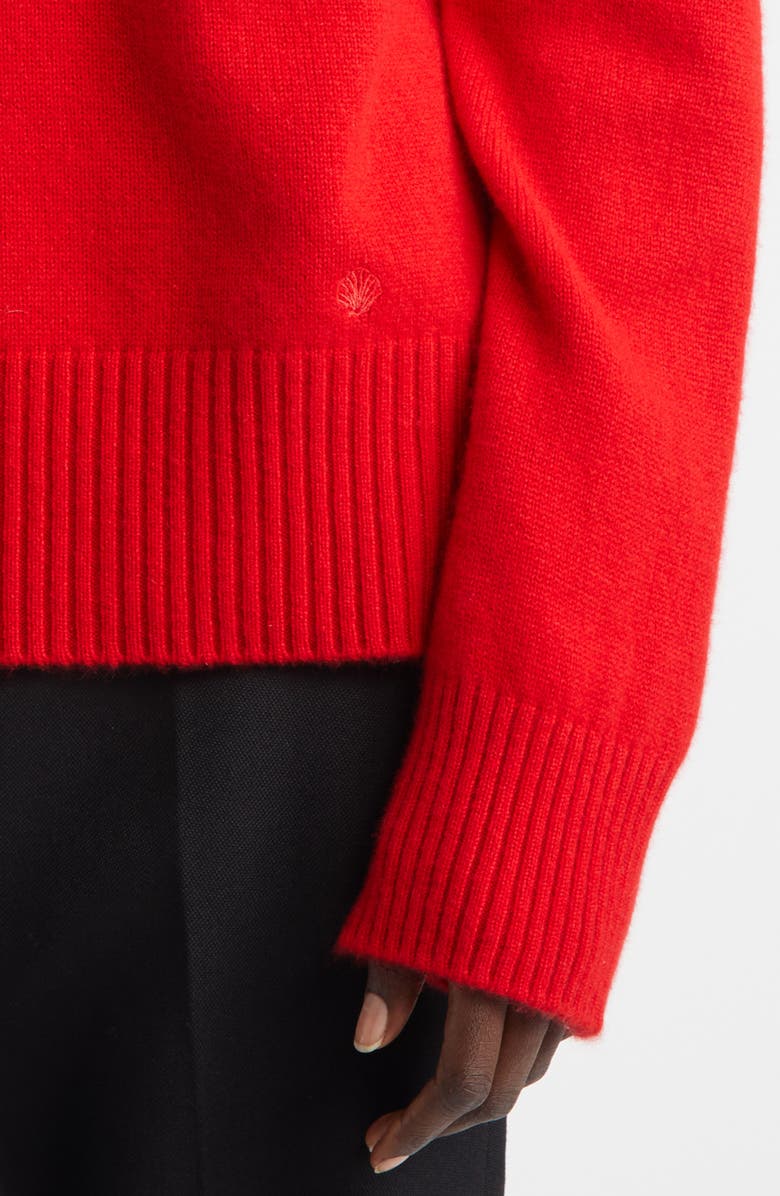 LOULOU DE SAISON Baltra Cashmere Sweater, Alternate, color, Red