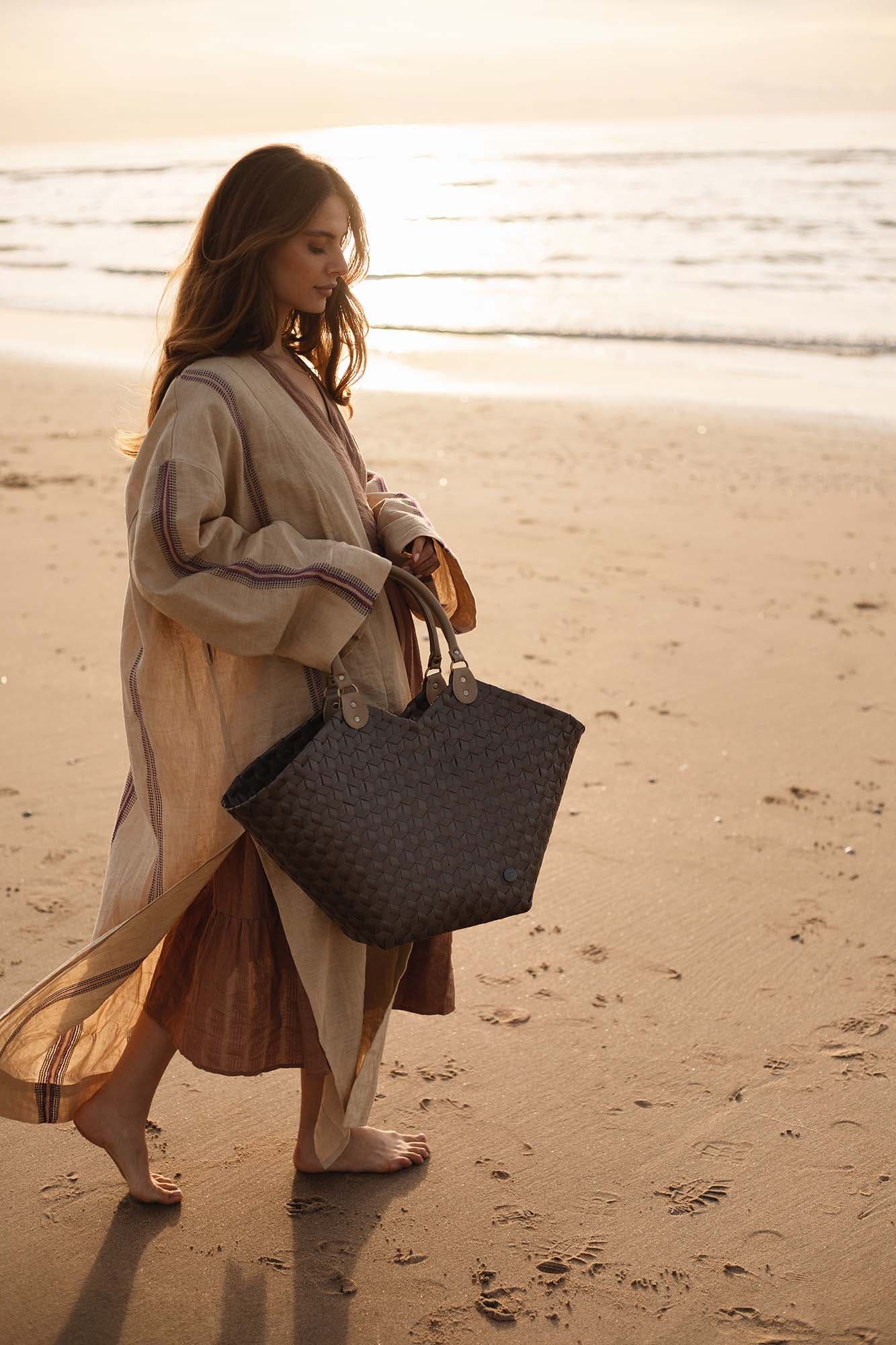 Handed By Sweetheart  Recycled Plastic Shopper, Alternate, color, Taupe