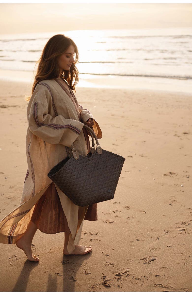 Handed By Sweetheart Recycled Plastic Shopper, Alternate, color, Taupe