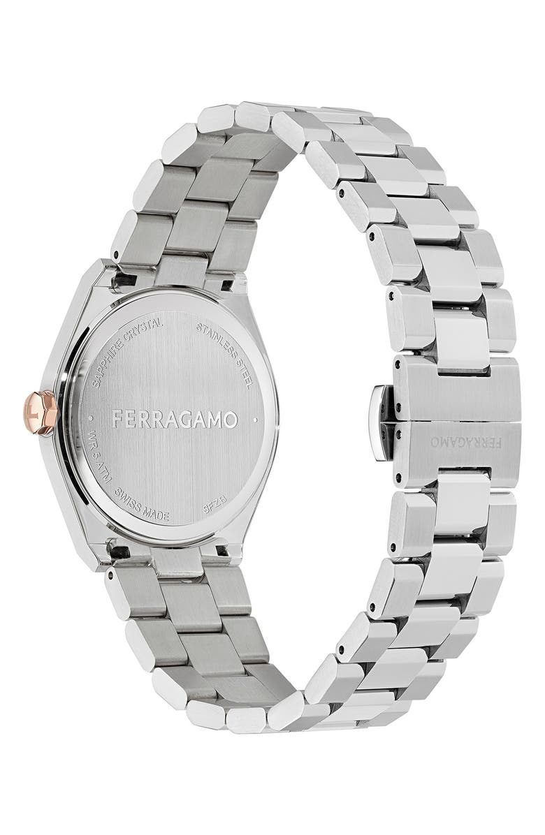 FERRAGAMO Vega Upper East Bracelet Watch, 35mm, Alternate, color,