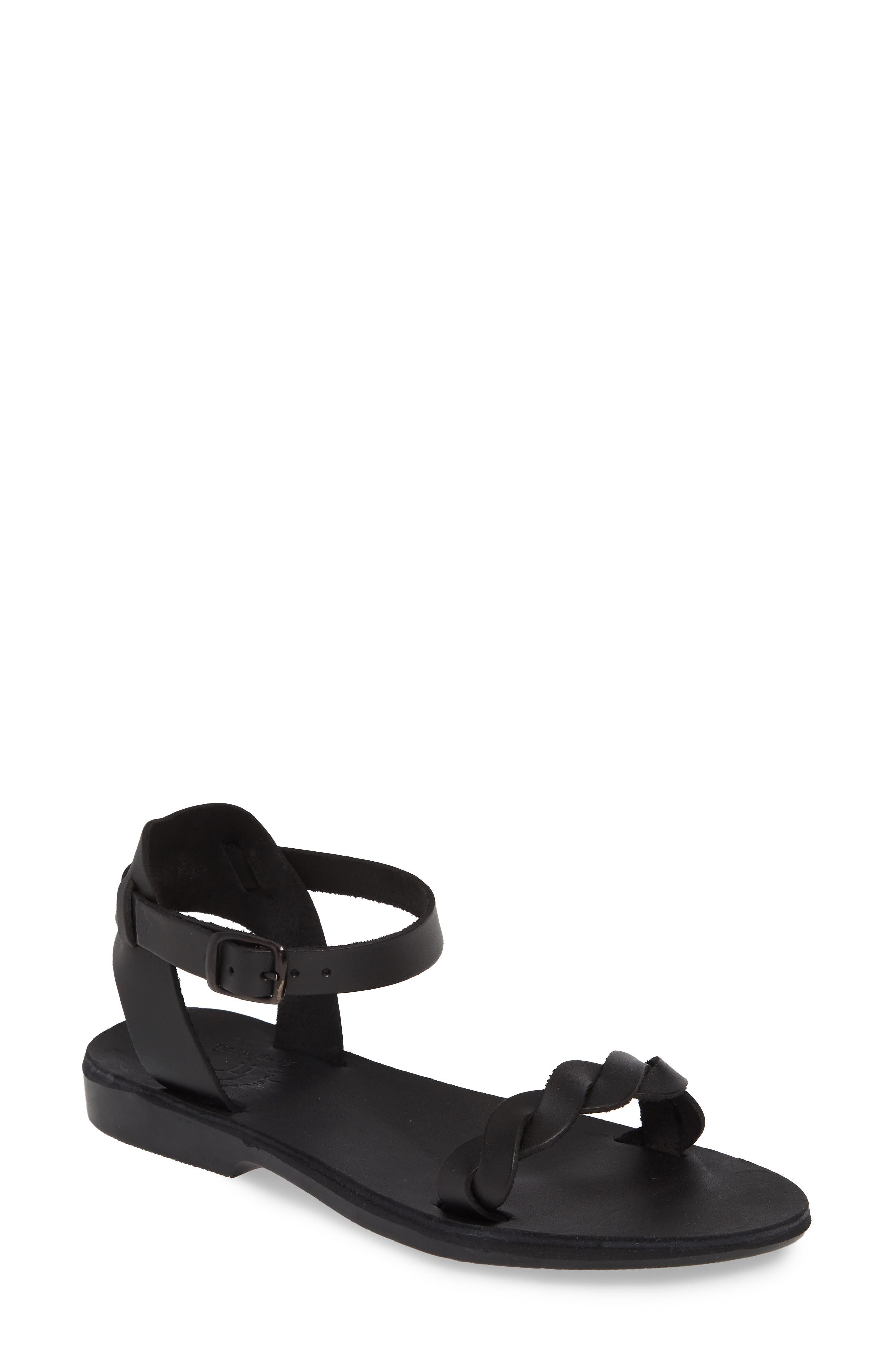 Jerusalem Sandals Arden Ankle Strap Sandal, Main, color, 