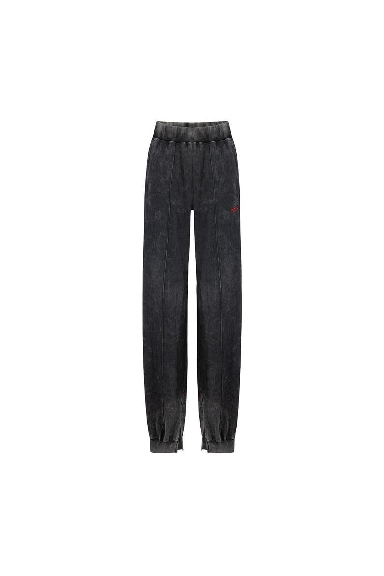 Pure Cotton Free Heaven Acid Wash Sweatpant, Main, color, Black