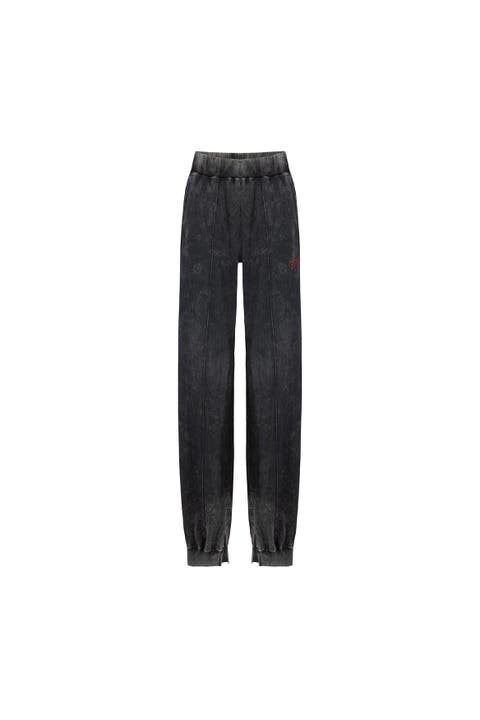 Pure Cotton Free Heaven Acid Wash Women Sweatpant