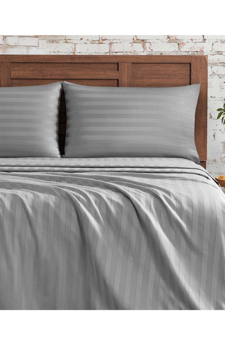 French Connection Lux Sleep Cotton Sateen Sheet Set, Alternate, color, 