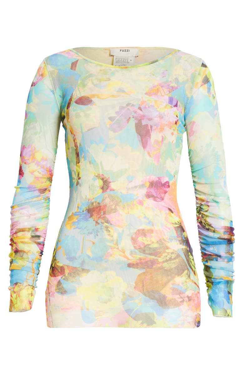 Fuzzi Floral Long Sleeve Top, Alternate, color,