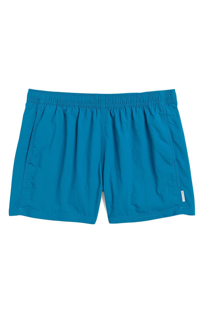 AUTO-REPLY<sup>™</sup> Sebastian Solid 4-Inch Nylon Swim Trunks, Alternate, color, Tidal Wave, Turqoise/Aqua