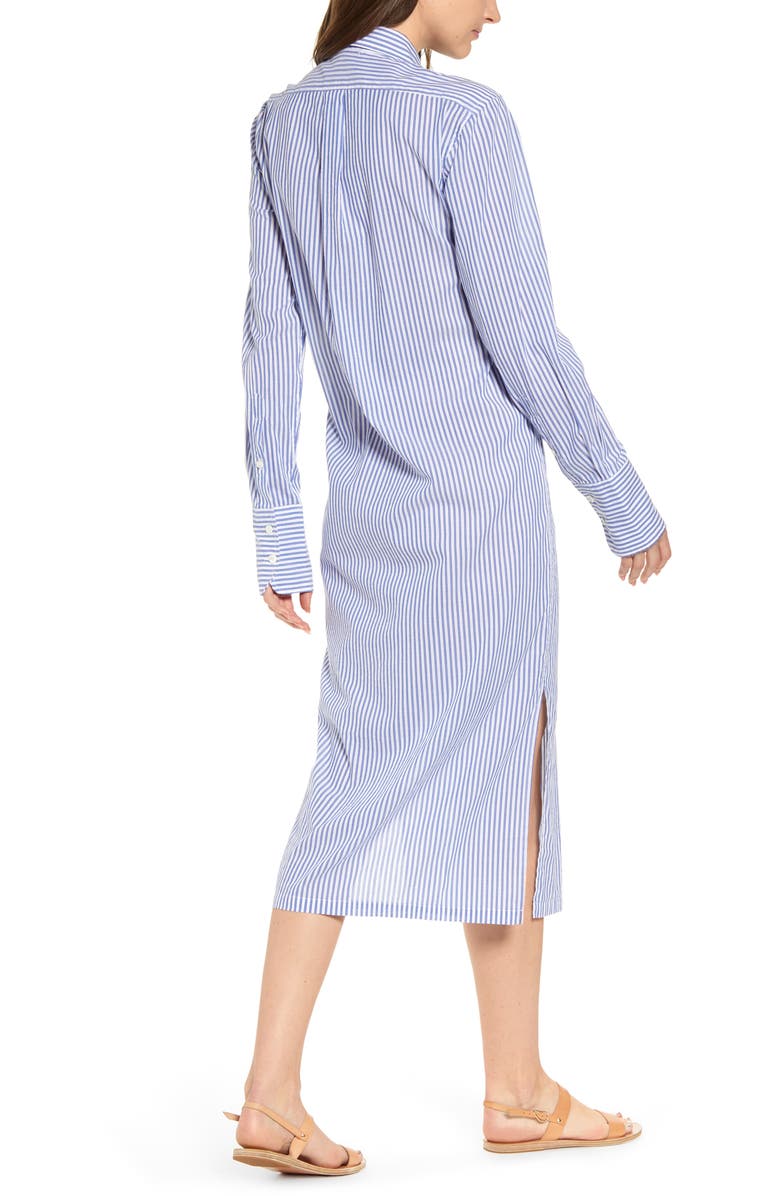 Alex Mill Stripe Maxi Shirtdress, Alternate, color,