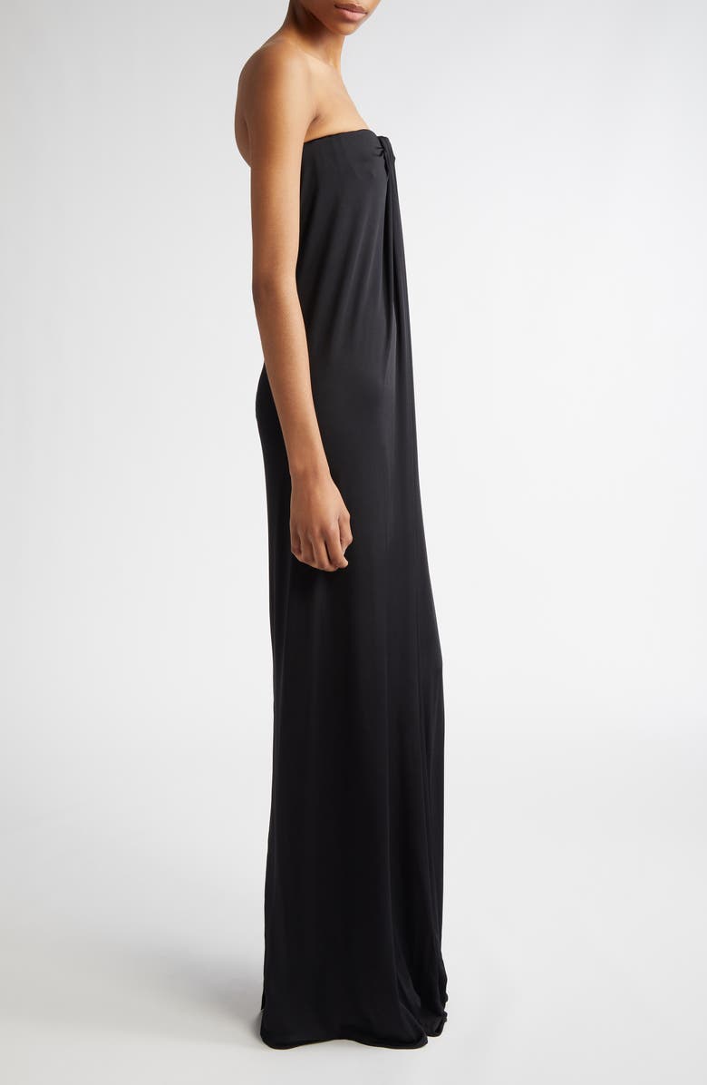 FERRAGAMO Strapless Draped Jersey Gown, Alternate, color,