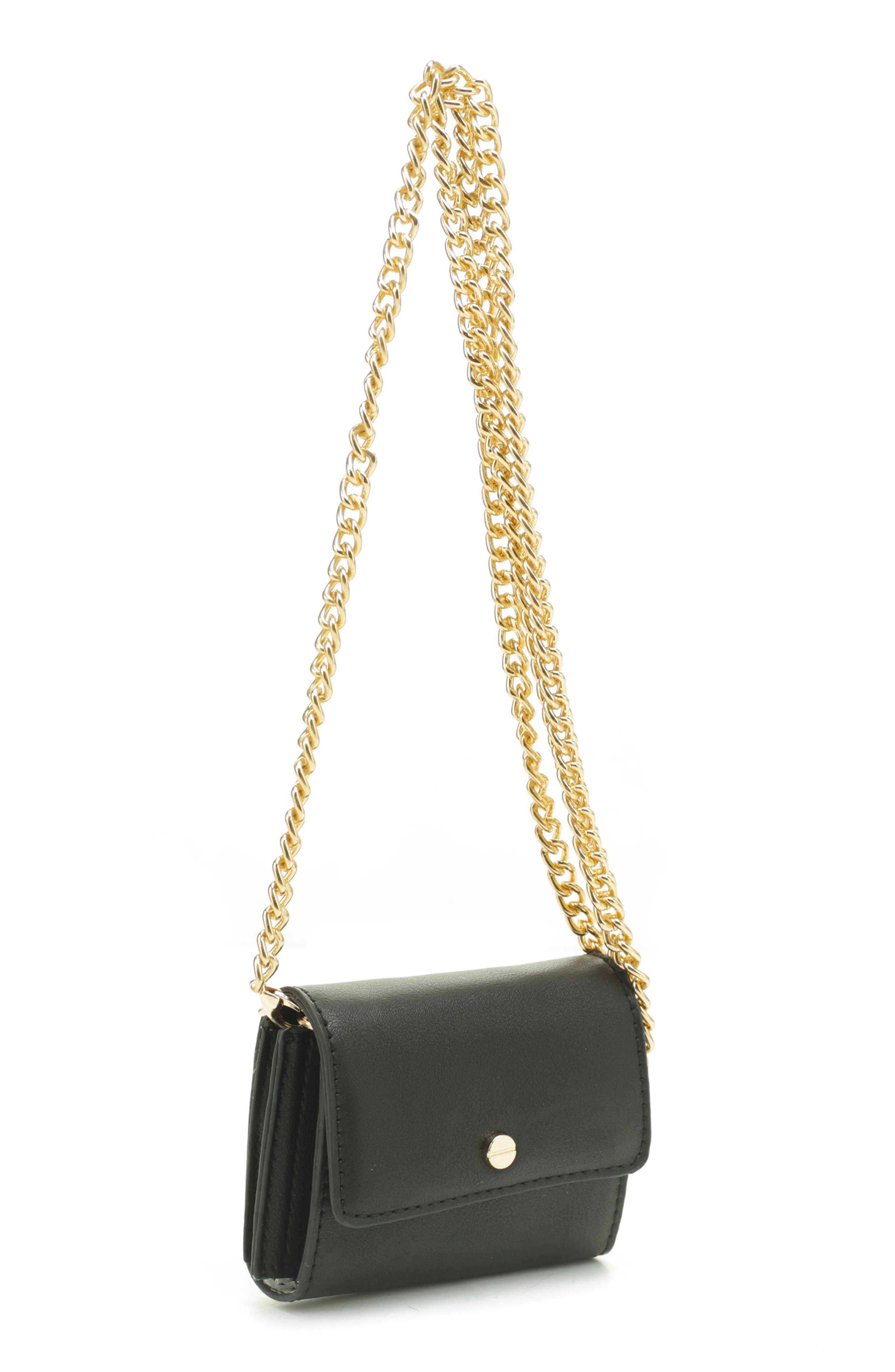 Mali + Lili Minny Vegan Leather Crossbody Bag, Main, color, 