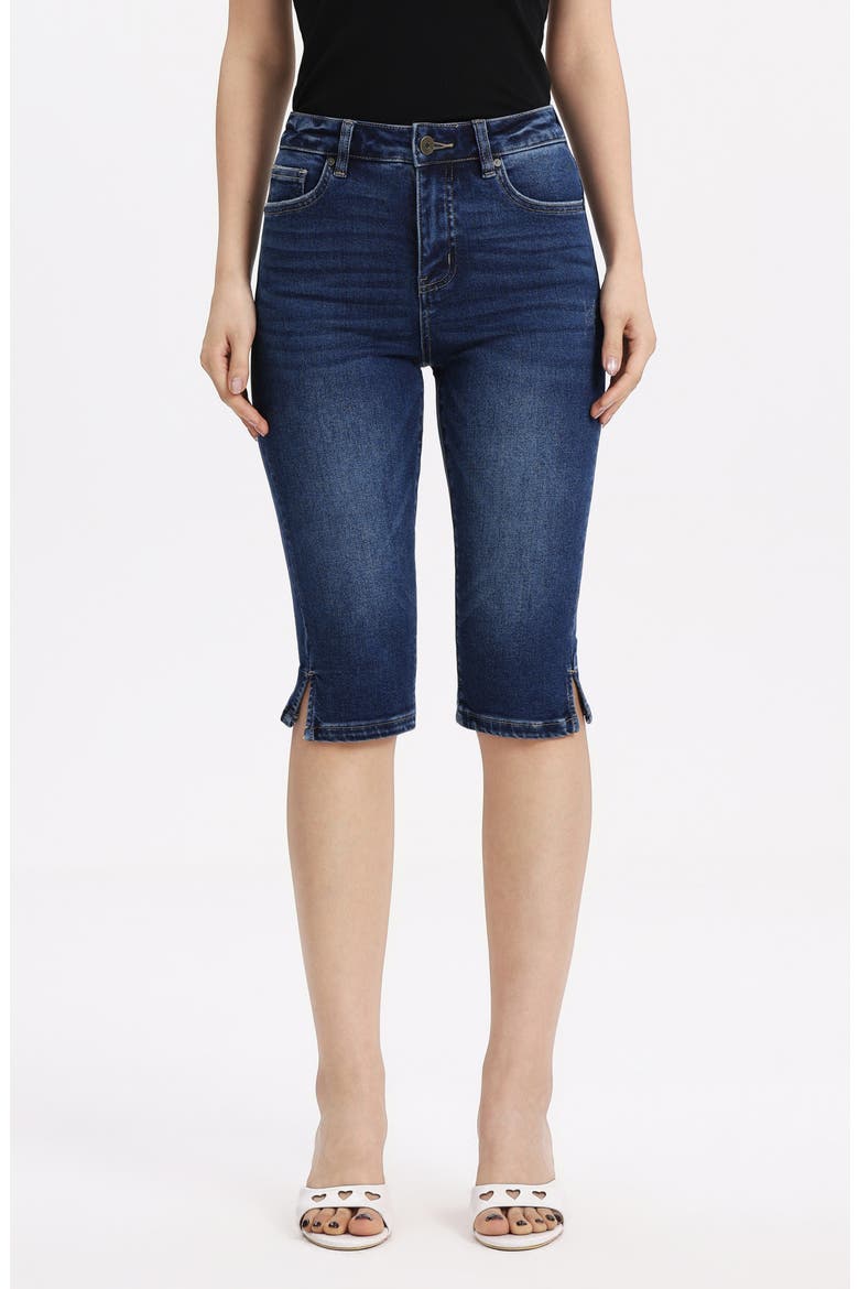 Capri Jeans, Main, color, DARK BLUE