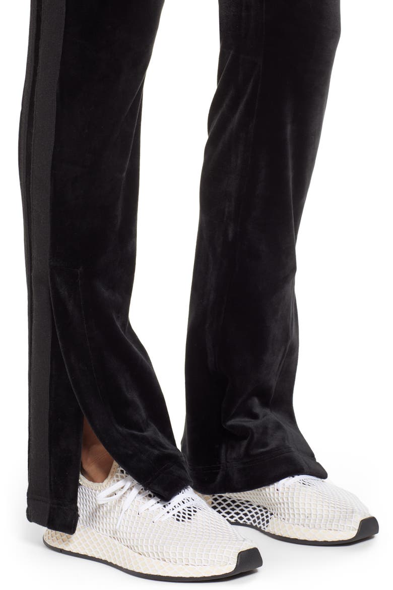 Side Stripe Track Pants, Alternate, color, BLACK