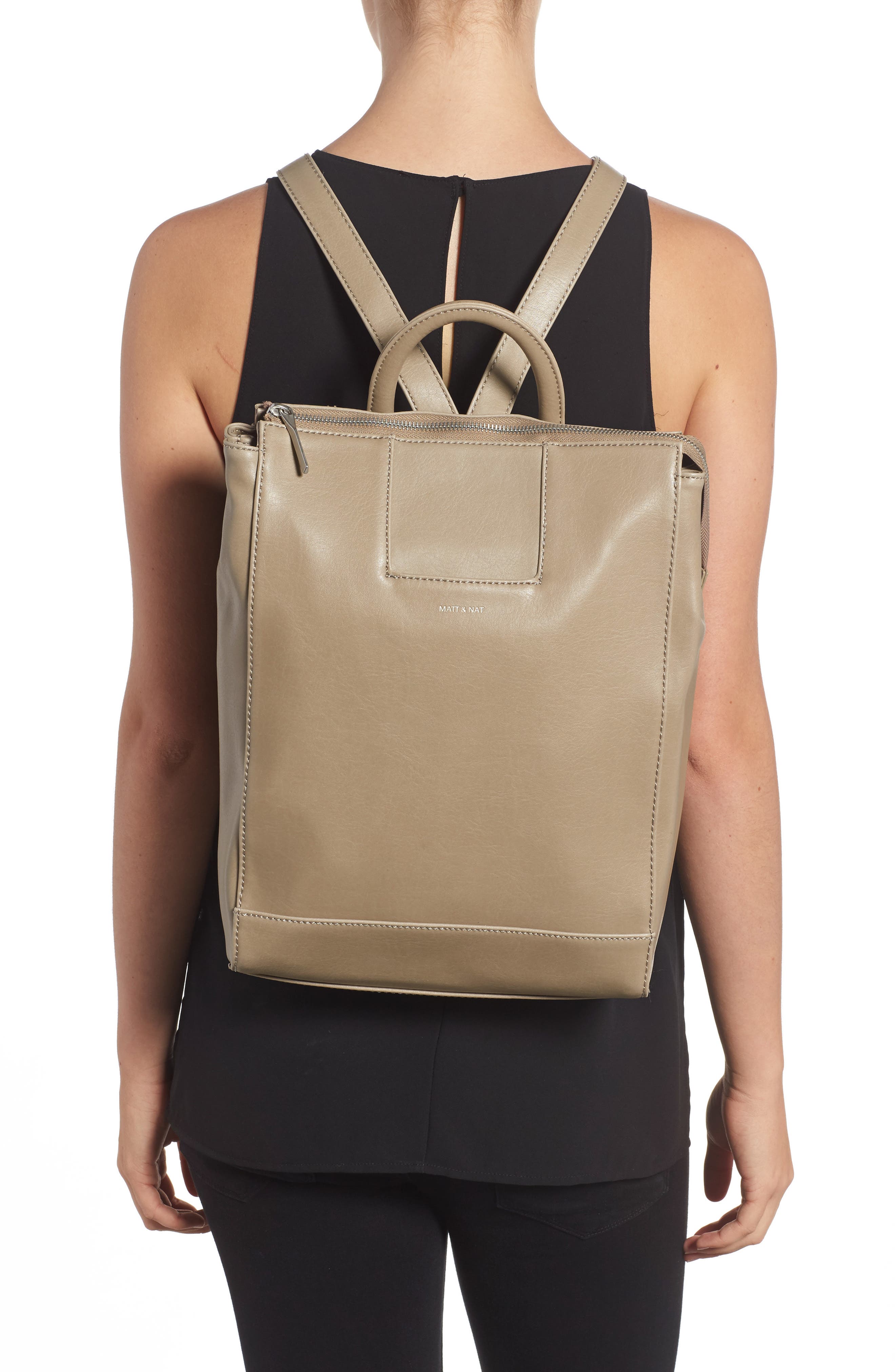 Matt & Nat 'Katherine' Faux Leather Backpack, Alternate, color, 