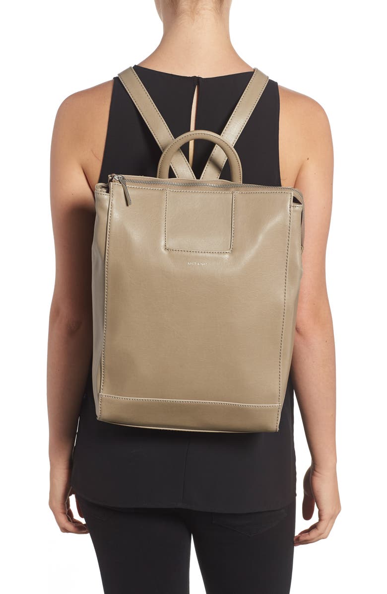 Matt & Nat 'Katherine' Faux Leather Backpack, Alternate, color,