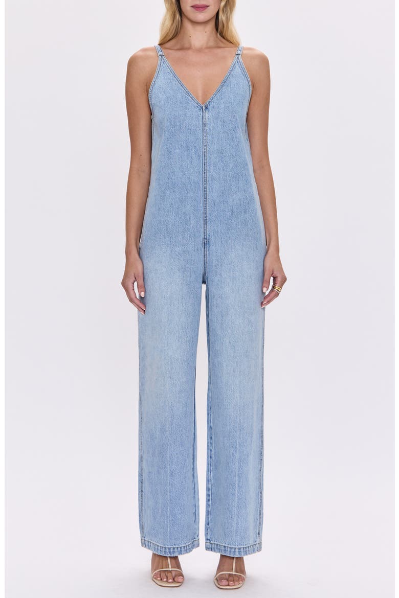 Reed Denim Jumpsuit, Main, color, CASCADE