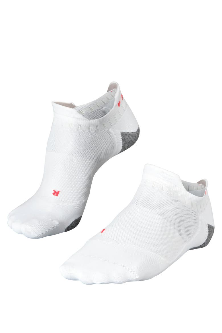RU5 Race Invisible Running Socks, Main, color, White-Mix
