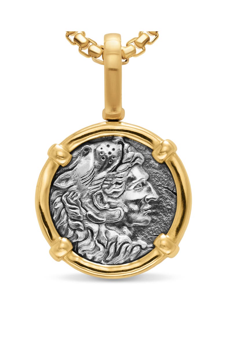Alexander the Great Amulet, Alternate, color, SILVER