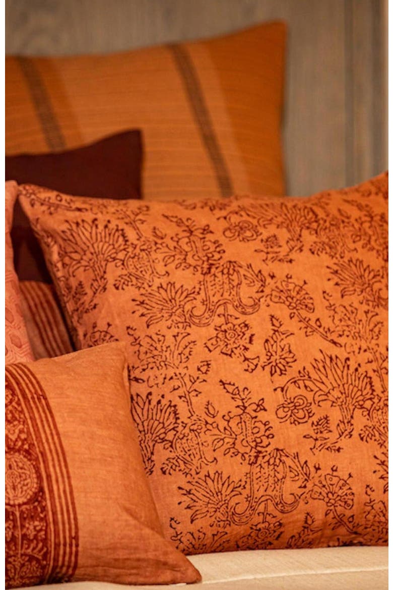 Anjali Cinnamon/Clay Decorative Pillow Cover, Alternate, color, Cinnamon/Clay