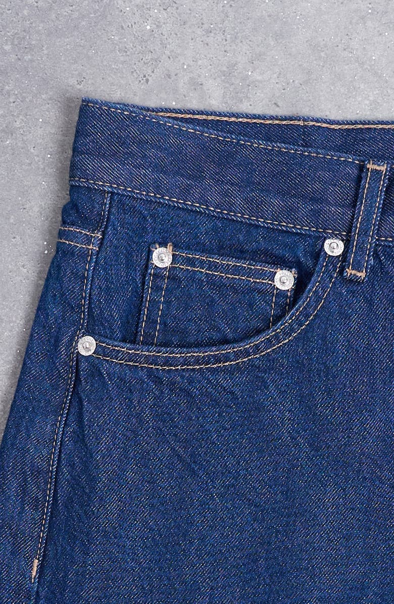 Topshop Horizon Wide Leg Jeans, Alternate, color, Medium Blue