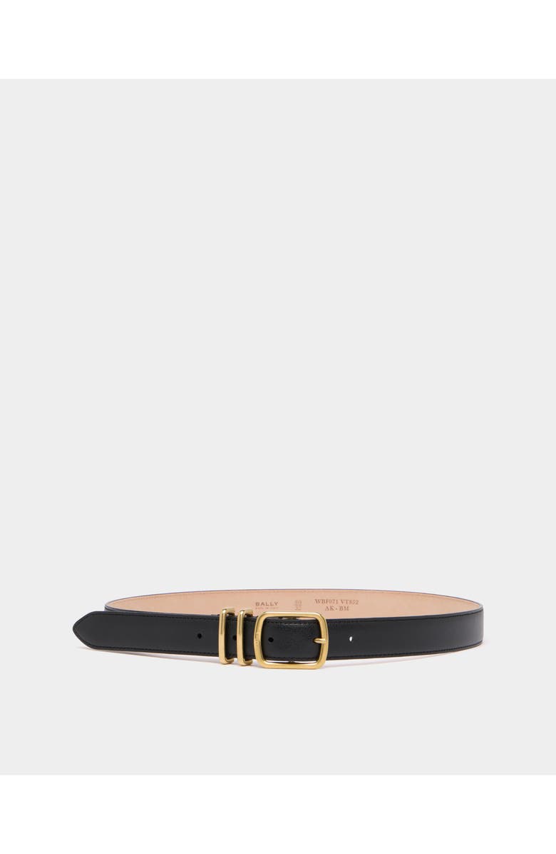 Bally Orson 25 mm Belt in Leather, Main, color, Black