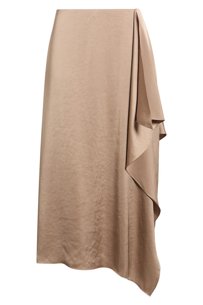 Convertible Satin Skirt, Alternate, color, MOCHA TAUPE - 2QC