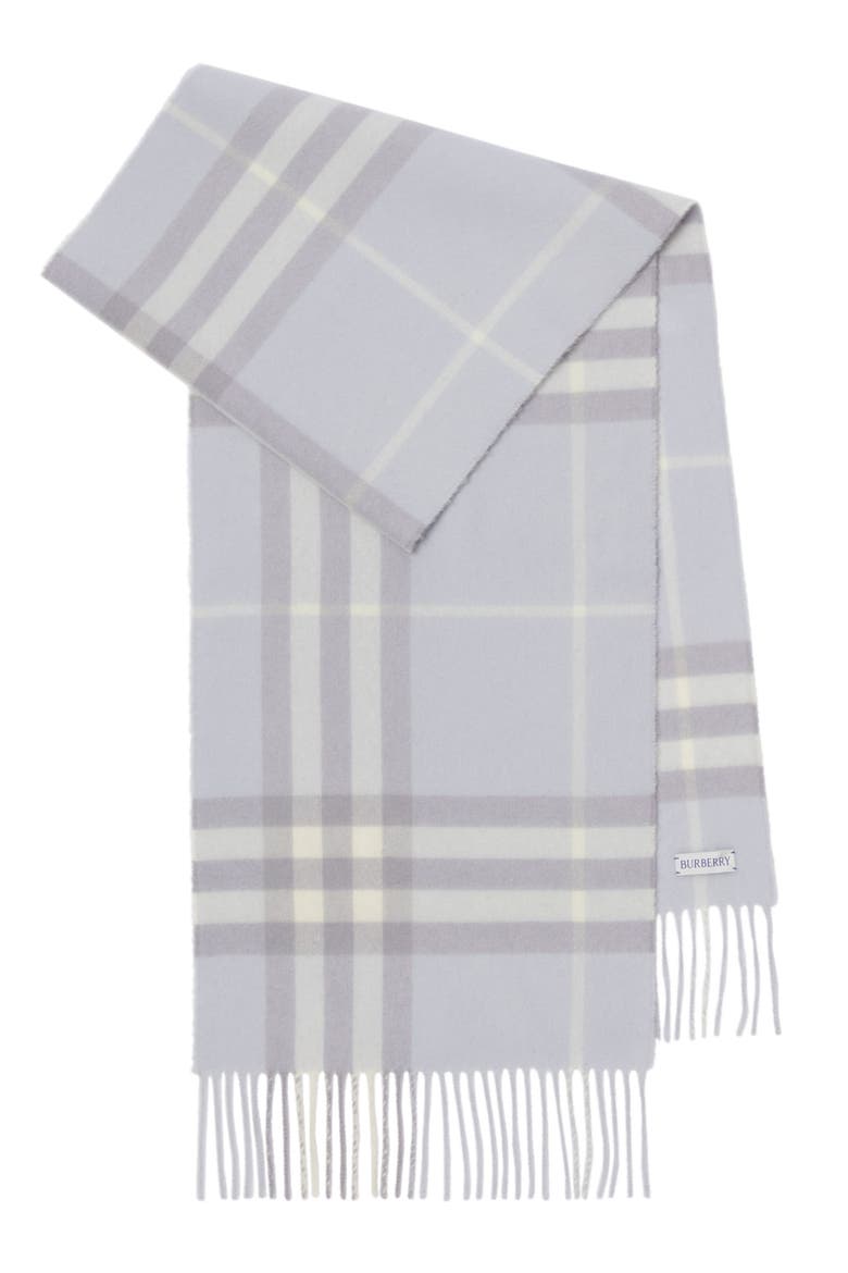 Giant Check Cashmere Scarf, Main, color, MIST