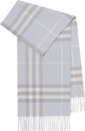 Burberry Giant Check Cashmere Scarf